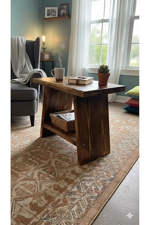 Ahşap Sehpa Masif 30mm